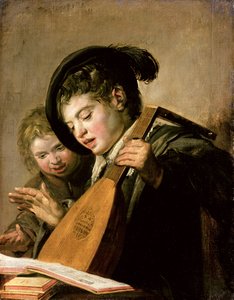 De syngende drenge af Frans Hals