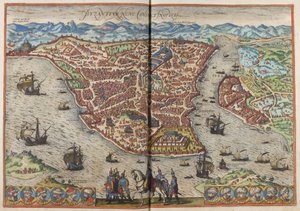 Byzans. Konstantinopel Fra: Verdens byer, 1572