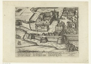 Erobringen af ​​Breda, 1590 af Frans Hogenberg