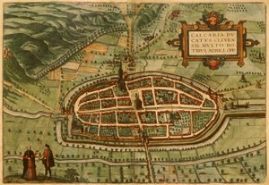 Kalkar Braun Hogenberg 1575 af Frans Hogenberg
