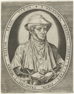 Portræt af Eleanor af Habsburg Portrætter af konger, dronninger, prinser og prinsesser (serietitel) af Frans Huys