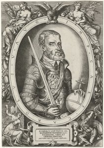 Portræt af Karel V af Habsburg af Frans Huys