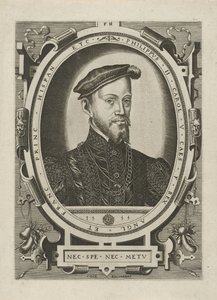 Portræt af kong Filip II af Spanien af Frans Huys