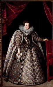 Portræt af Elisabeth af Frankrig (Elisabeth de Bourbon)