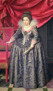 Portræt af Elizabeth af Frankrig (1602-44) datter af Henri IV og Marie de
