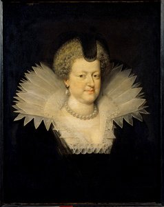 Portræt af Marie de Medici (Maria de Medici af Frans II Pourbus