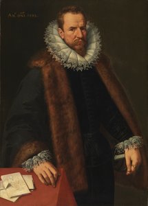 Portræt af Nicolas Helincx, rådgiver for kongen af Frans II Pourbus