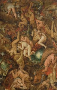 The Fall of the Damned (olie på panel)