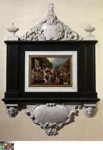 The Seven Works of Mercy (olie på panel) af Frans II the Younger Francken