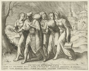 Lot Verlaat Sodom Med hævn med medfølelse)) på objekt) Geschiedems Van Lot (Series Titel)