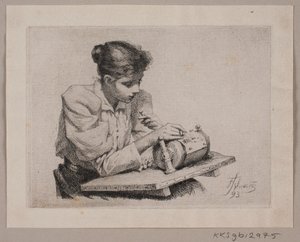 Kniplersken af Frans Schwartz