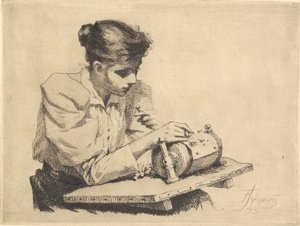 Kniplersken af Frans Schwartz