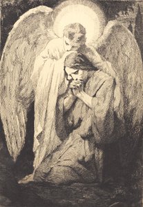 Kristus i Getsemane af Frans Schwartz