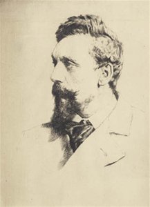 Portræt af Carl Bloch af Frans Schwartz
