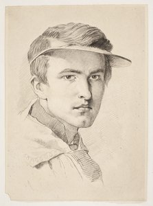 Portræt af J. Th. Lundbye af Frans Schwartz