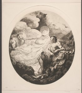 Selene og Endymion af Frans Schwartz