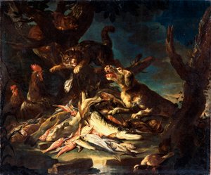 Fisk, 1620. af Frans Snyders or Snijders