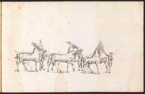 Spændvidden af ​​den første flåd i processionen til Saint Rombout, 1825
