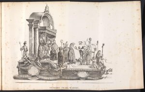 Anden flåd i processionen til Saint Rumbold, 1825 Tweeden Prael-waegen (titel på objekt)