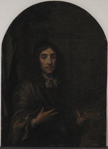 Portræt af en maler af Frans van I Mieris