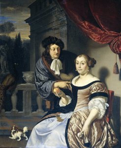En mand og en kvinde af Frans van Mieris (I)