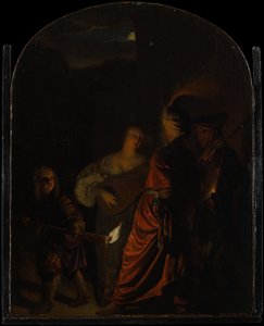 Serenade, ca. 1678-80. af Frans van Mieris
