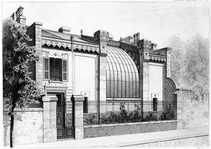 Malerstudie, 57, boulevard Arago, Paris. 1878 af Frantz Huguelin