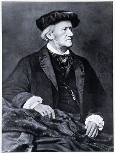Richard Wagner - portræt af Franz Hanfstaengl af Franz (after) Hanfstaengl