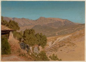 Syditaliensk bjerglandskab af Franz Albert Venus