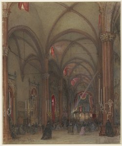 Interiør af Duomo i Verona af Franz Alt