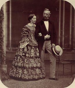 Mathias og Elise Hoeusermann, 1850-60