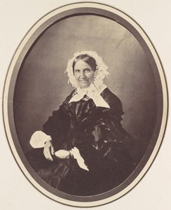 [Portræt af en ældre kvinde], 1850