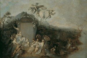 Allegori om Galicien og Lodomerien af Franz Anton Maulbertsch