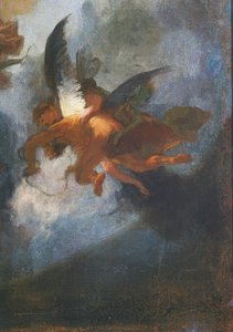Engle, detalje fra Allegori om jesuitternes mission til hele verden, af Franz Anton Maulbertsch (1724-1796). Tyskland