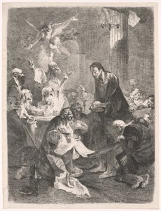 Kristus og apostlenes hellige nadver af Franz Anton Maulbertsch