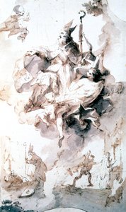 Sankt Stanislas kroning, c1744-1796 af Franz Anton Maulbertsch