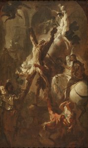 Sankt Andreas Martyrium af Franz Anton Maulbertsch
