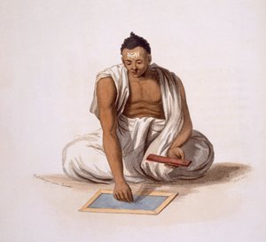 En dyback, eller astrolog, 1804. af Franz Balthazar Solvyns