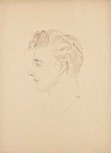 Portrætstudie af Franz Barwig den Yngre af Franz Barwig d. Ä.