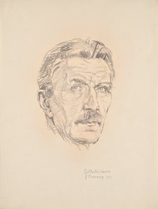 selvportræt af Franz Barwig d. Ä.