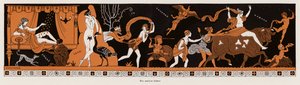 Guder fra græsk og romersk oldtid (farve litho) af Franz Christophe