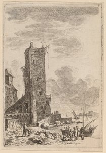 Havn i Livorno af Franz Edmund Weirotter