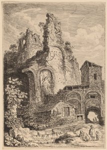 Det Gamle Palæ i Tivoli af Franz Edmund Weirotter