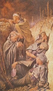 Tyske Soldater Forskanset af Franz Eichhorst