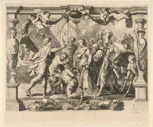 Achilleus og Polyxena Samtalen mellem Achilleus og Polyxena Historien om Achilleus (serietitel) af Franz Ertinger