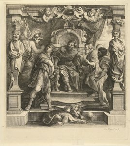 Twist of Achilles med Agamemnon Historien om Achilleus (serietitel) af Franz Ertinger