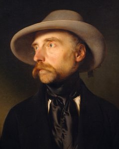 Portræt af maleren Franz Wipplinger (1762-1812), maleri af Franz Eybl (1806-1880)