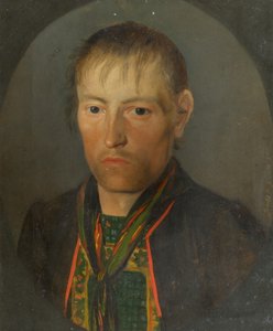Portræt af en bonde af Franz Gasser