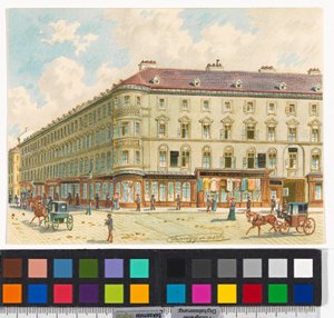 2., Taborstraße 15 – Johann Strauss den ældres bolig, af Franz Gerasch