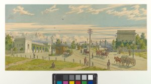 Linjen ved Kejser Franz Joseph-broen af Franz Gerasch